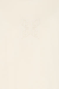 B.Young ByPusti Beige Modal Embossed Logo Sweatshirt, 20818707