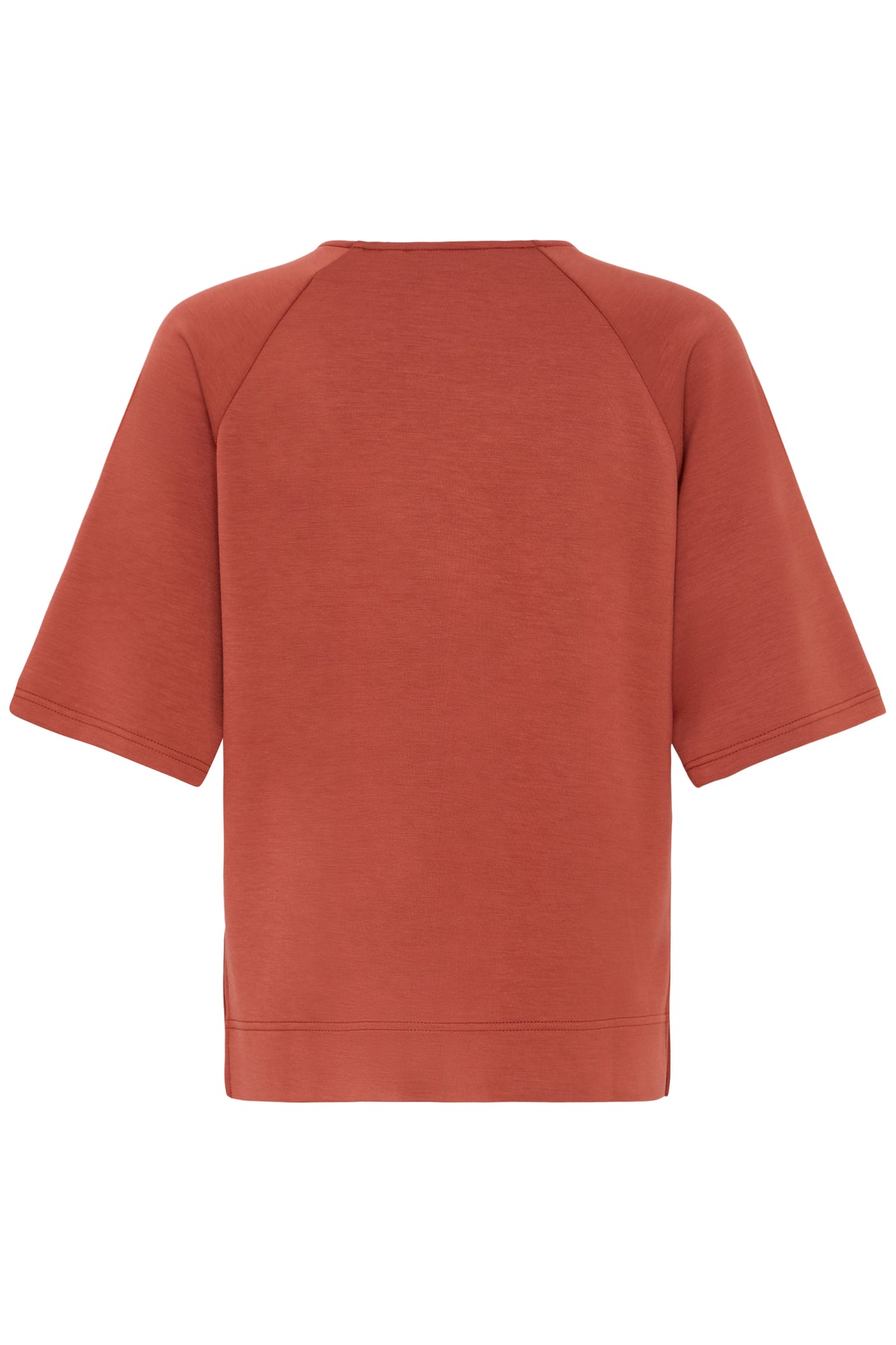 B.Young ByPusti Marsala Modal Round Neck T-Shirt, 20818708