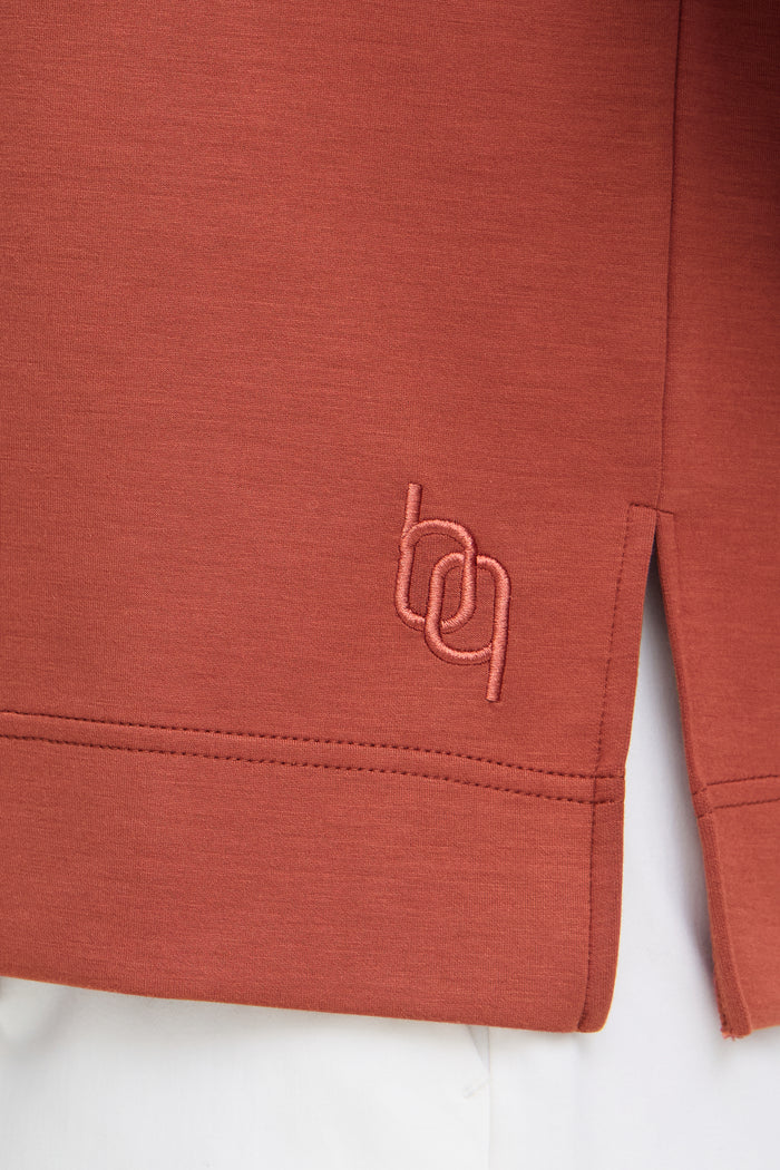 B.Young ByPusti Marsala Modal Round Neck T-Shirt, 20818708