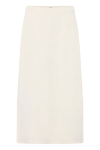 B.Young ByPusti Cream Modal Long Skirt