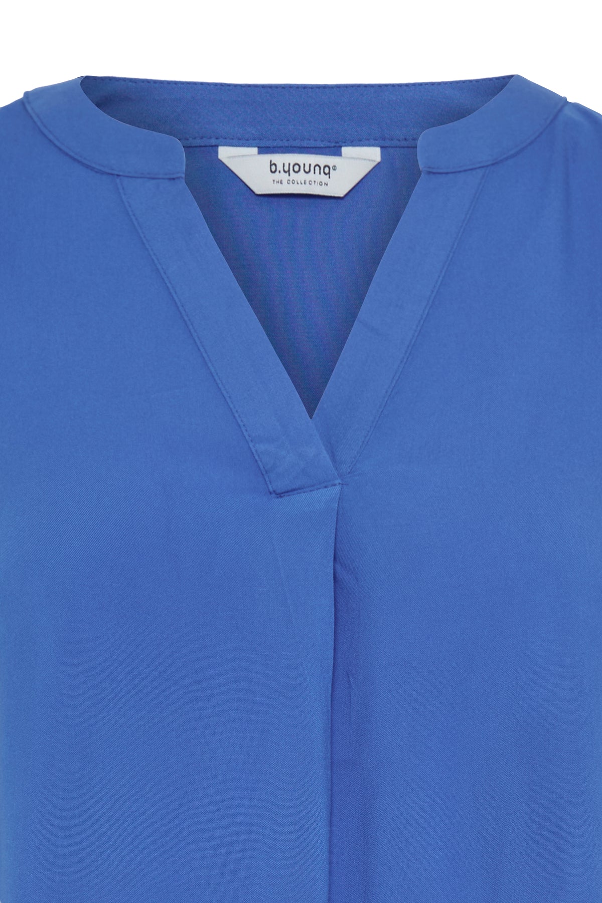 B.Young ByMmmjoella Nebulas Blue V-Neck Top
