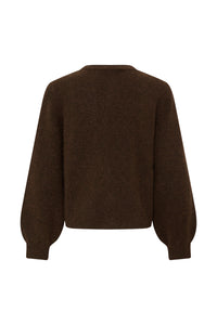 B.Young ByOmea Java Melange Embellished Button Cardigan, 20819510
