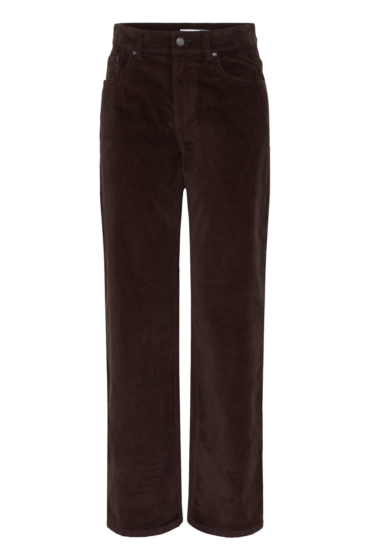 B.Young ByDasik Java Brown Cord Wide Leg Trousers