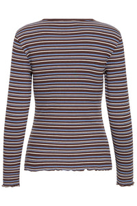 B.Young ByTone Java Stripe Long Sleeve Top