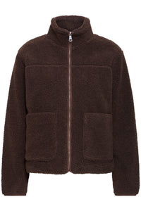 B.Young ByAlea Java Brown Teddy Fleece Jacket, 20819740