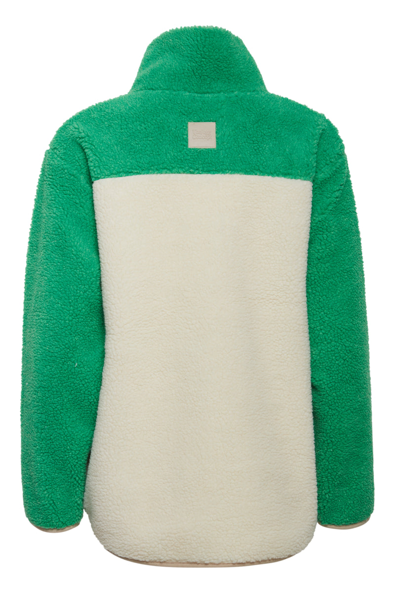 The Jogg Concept JcBerri Mint Mix Half Zip Teddy Pullover, 22800007