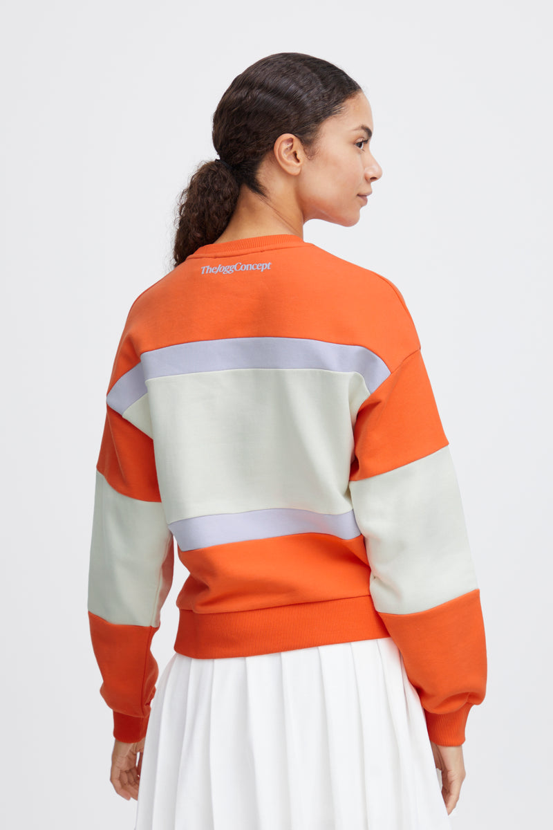 The Jogg Concept JcSaki Flame Mix Colourblock Sweatshirt, 22800442
