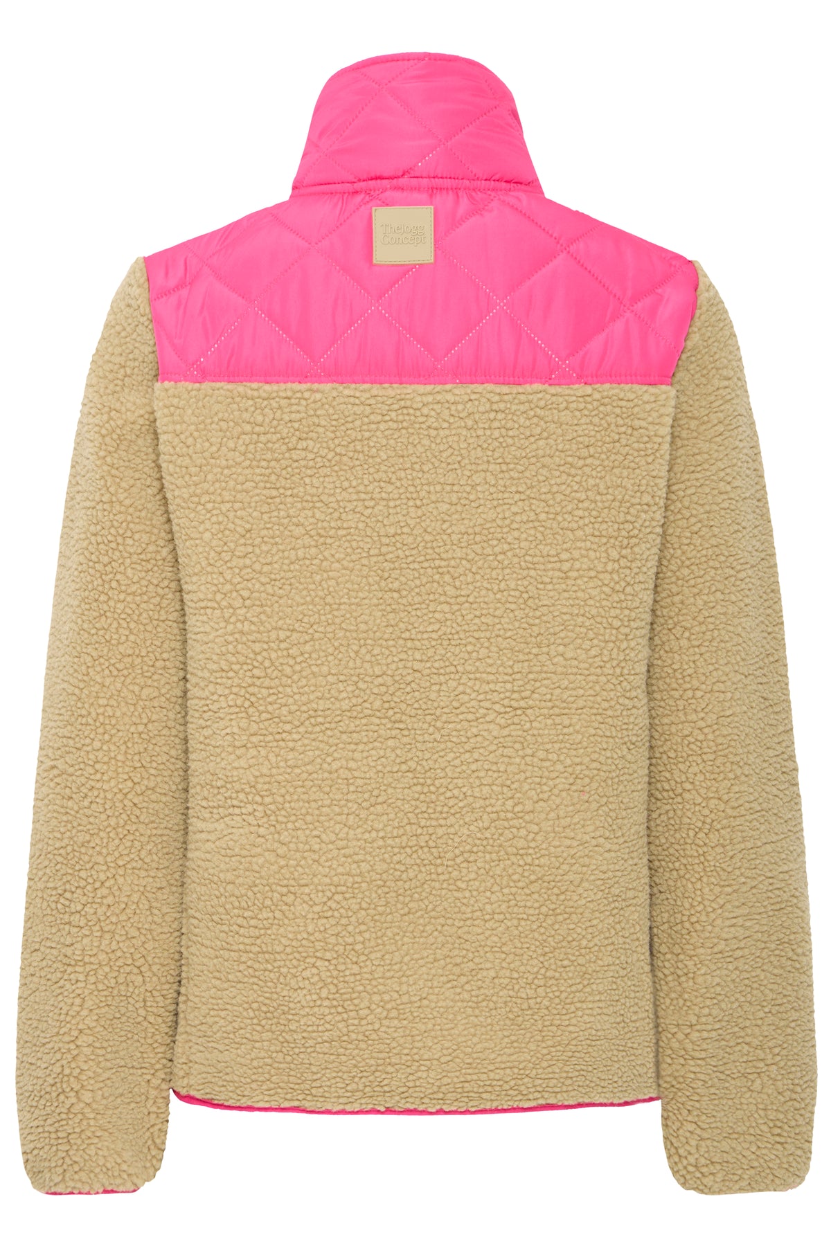 The Jogg Concept JCBerri Beetroot Pink Teddy Jacket