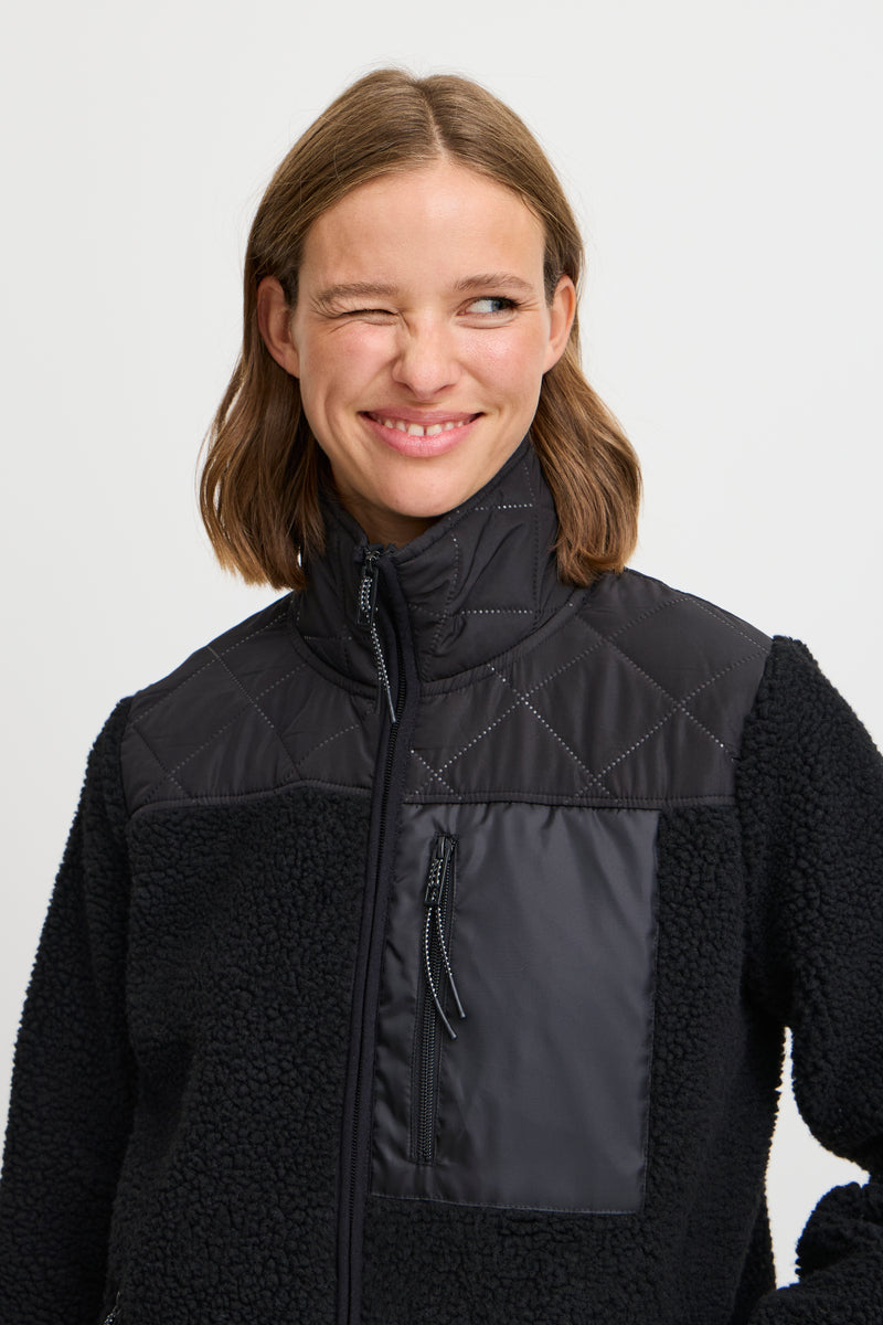 The Jogg Concept JCBerri Black Teddy Jacket