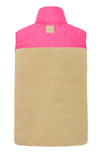 The Jogg Concept JCBerri Beetroot Pink Teddy Gilet