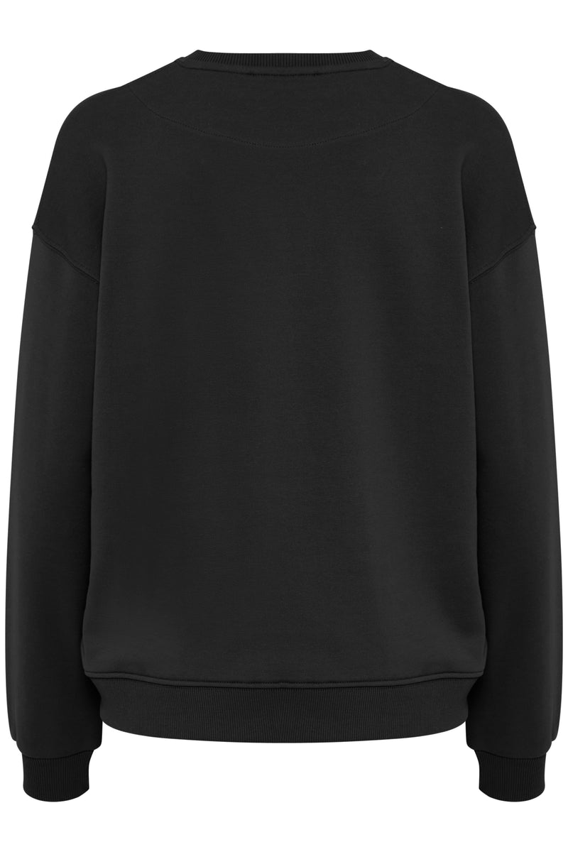 The Jogg Concept JCSaja Black Jersey Supersoft Sweatshirt