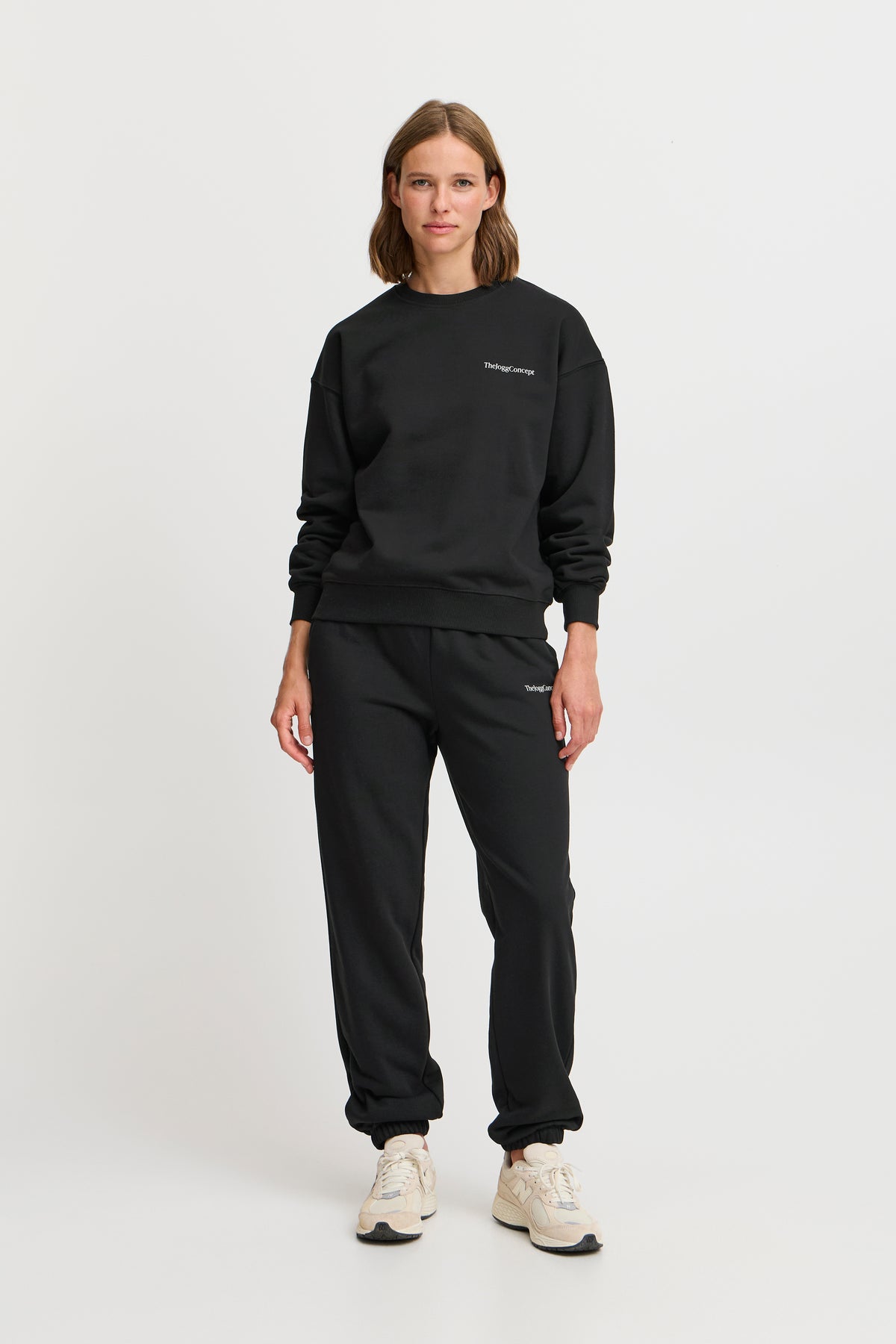 The Jogg Concept JCSaja Black Jersey Supersoft Sweatshirt