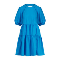 Coster Copenhagen Blue Laguna Short Dress with Open Back, 232-5210
