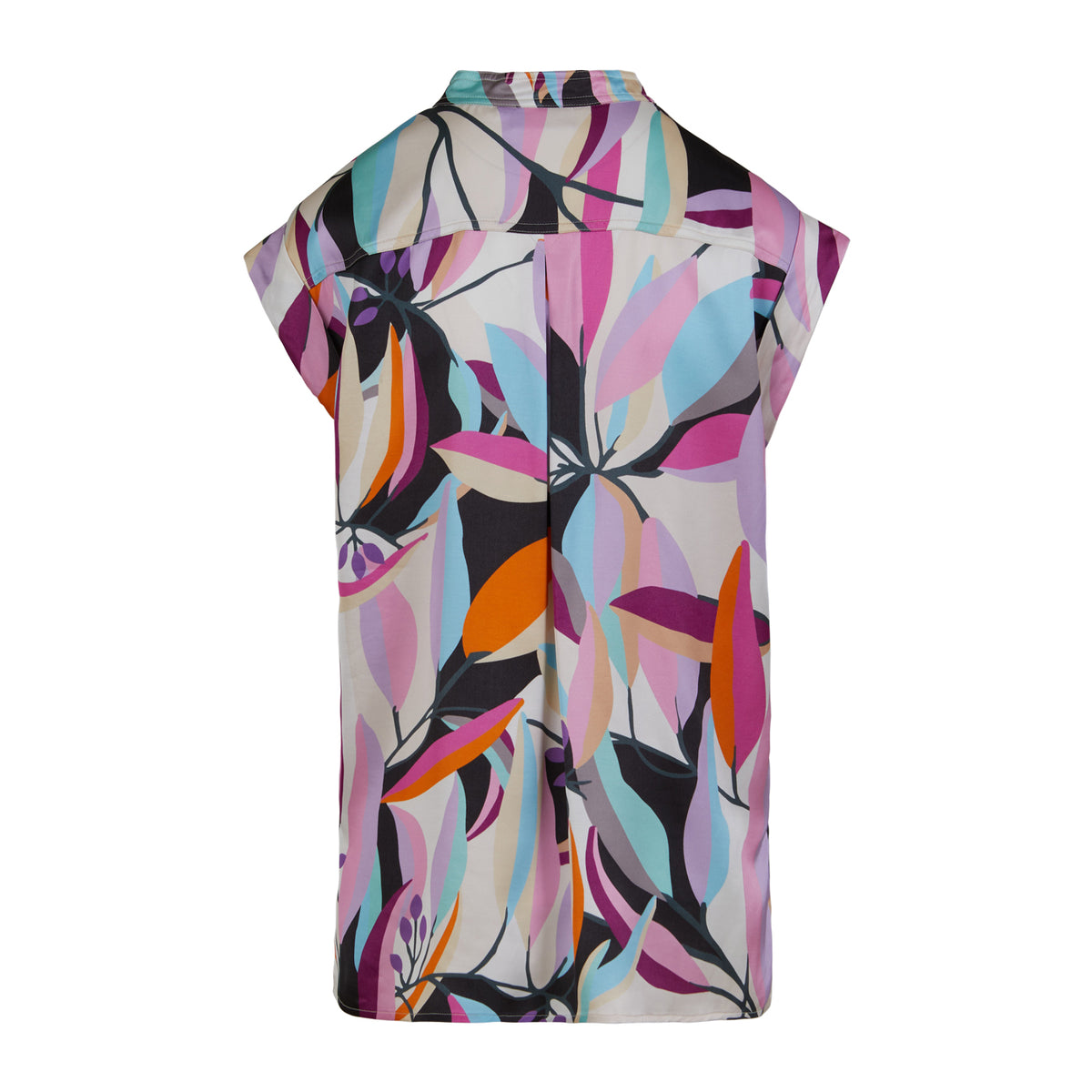 Coster Copenhagen Multi Leaf Abstract Print Blouse, 241-1137