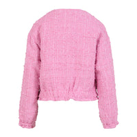 Coster Copenhagen Blush Pink Boucle Bomber, 244-8451