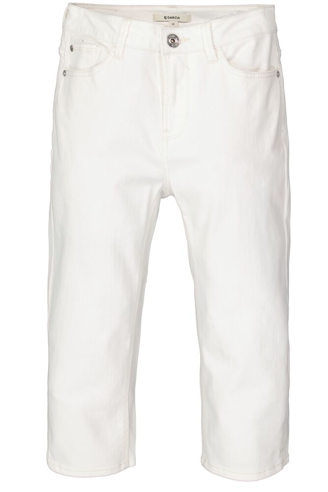Garcia Celia White Crop Capri Jeans
