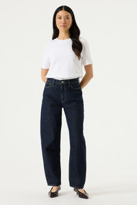 Garcia Chyla HighWaisted Dark Denim Barrel Leg Jeans, 282