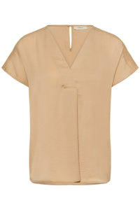 InWear Rinda Latte V-Neck Top