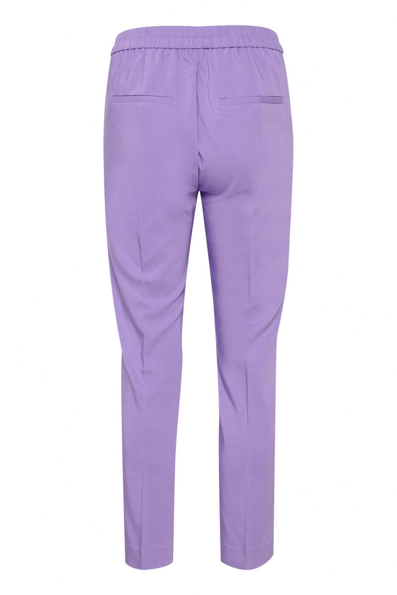 InWear Zella Flat Dahlia Purple Slim Leg Trouser, 30105579