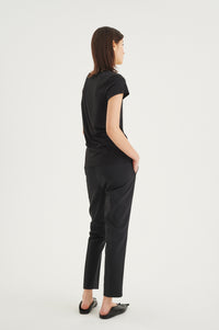 InWear Zella Black Flat Slim Leg Trouser, 30105579
