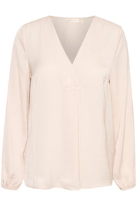 InWear Rinda French Nougat V-Neck Blouse, 30105766