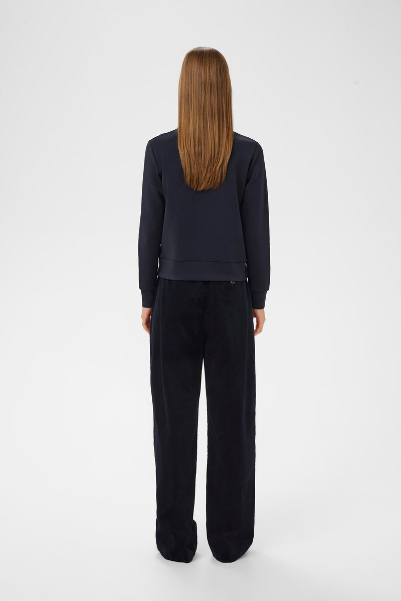 InWear Beca Marine Blue Modal Cardigan Jacket