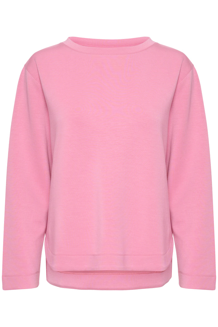 InWear Gincent Cashmere Rose Modal Supersoft Dipped Hem Sweatshirt, 30108654