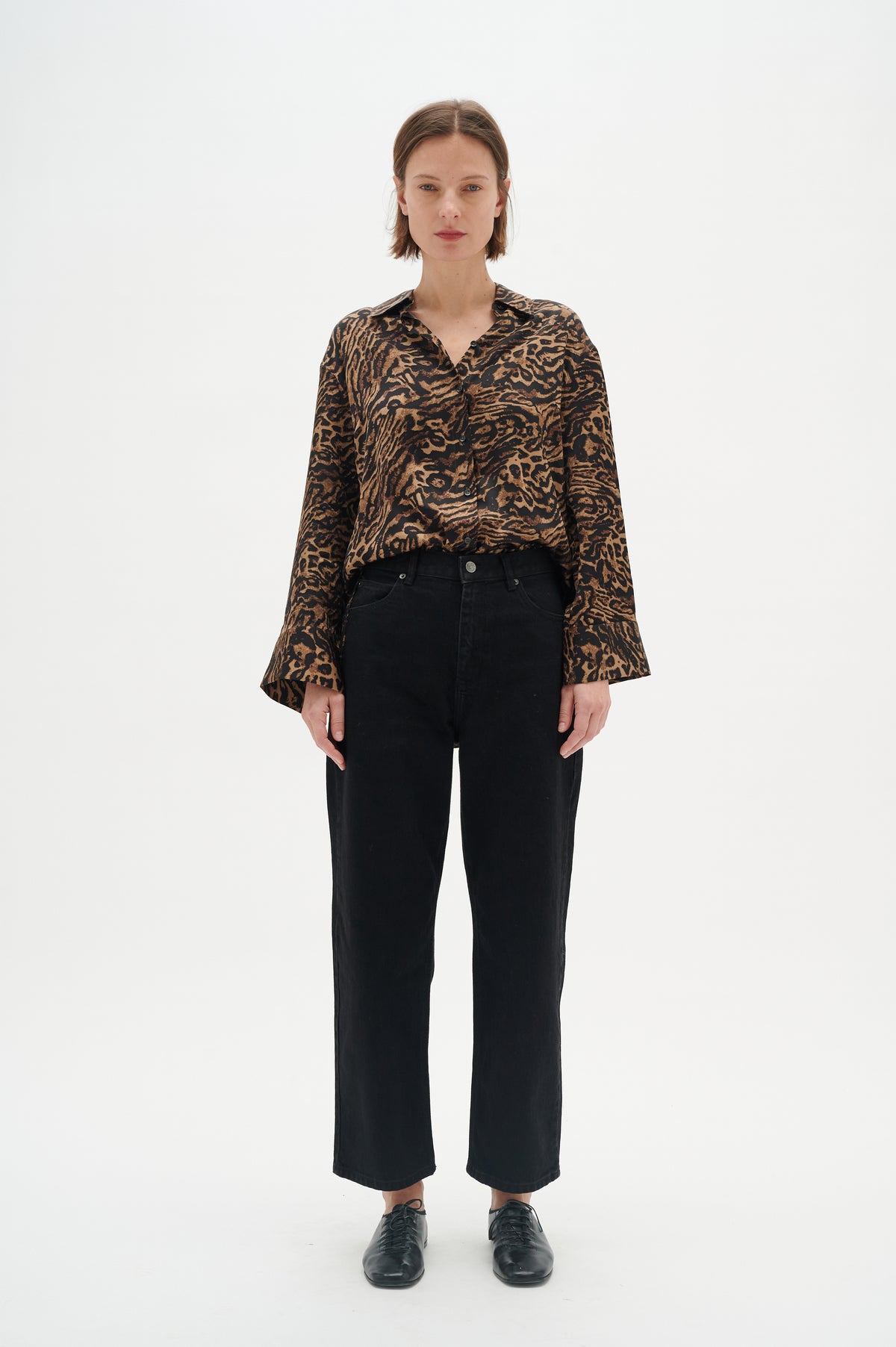 InWear Laurelin Leopard Print Oversized Shirt, 30108801