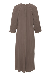 InWear CadilynIW Sandy Grey Oversized Plisse Ankle Length Dress, 30108946