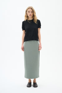 InWear Aida Agave Green Modal Ankle Length Tube Skirt, 30109092