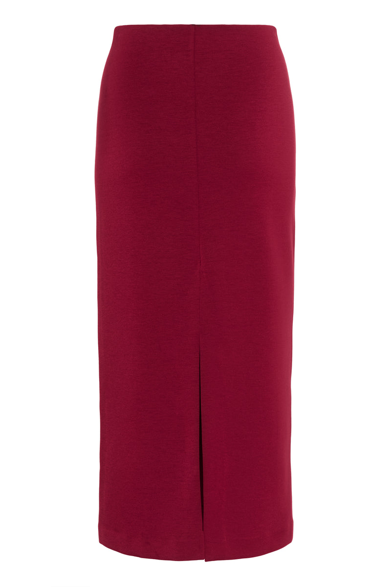 InWear Aida Cabernet Modal Ankle Length Tube Skirt - PRE-ORDER