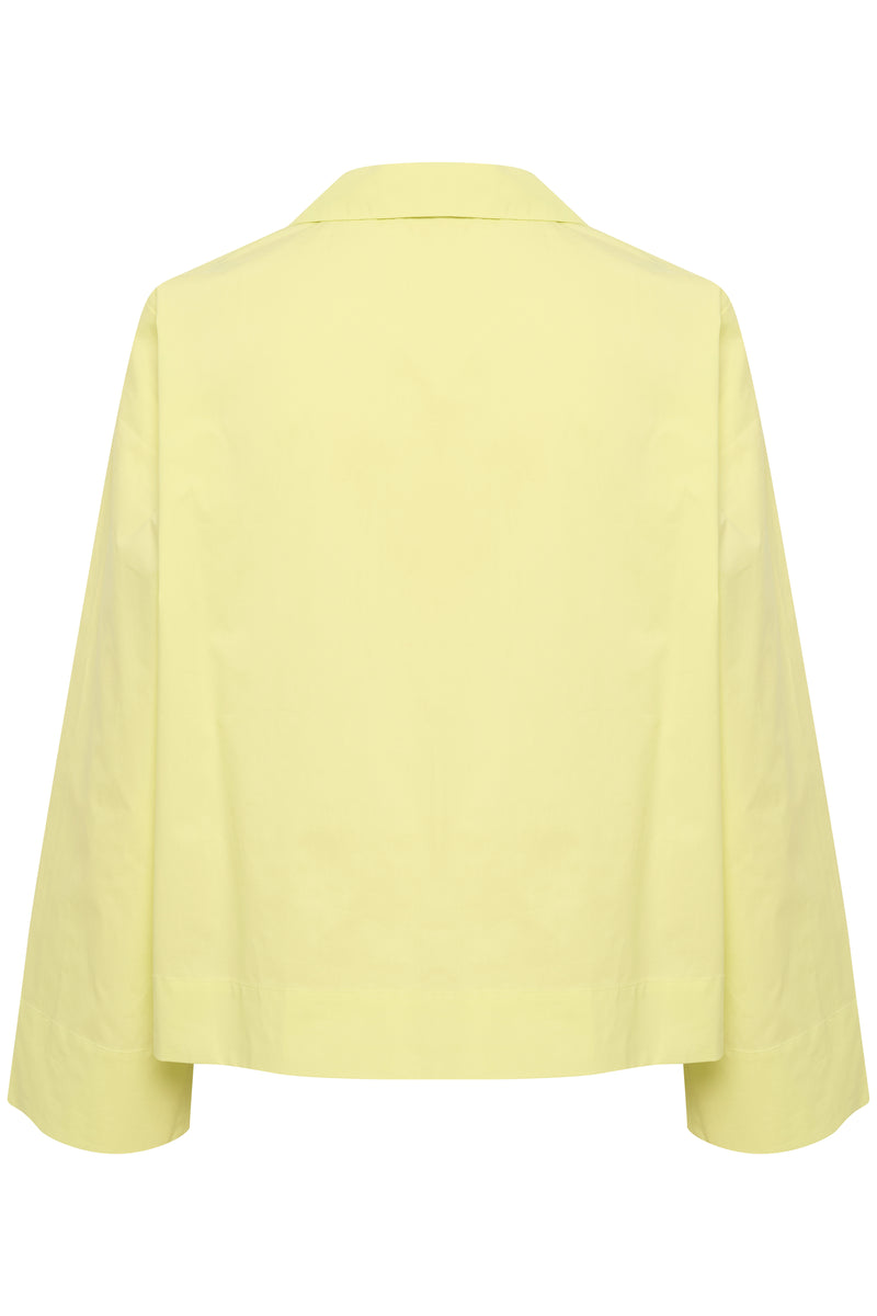 InWear Helve Lime Sorbet Relaxed Fit Cropped Shirt, 30109108