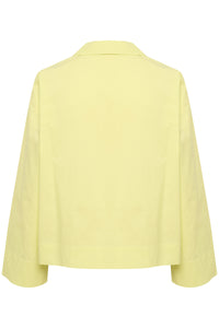 InWear Helve Lime Sorbet Relaxed Fit Cropped Shirt, 30109108