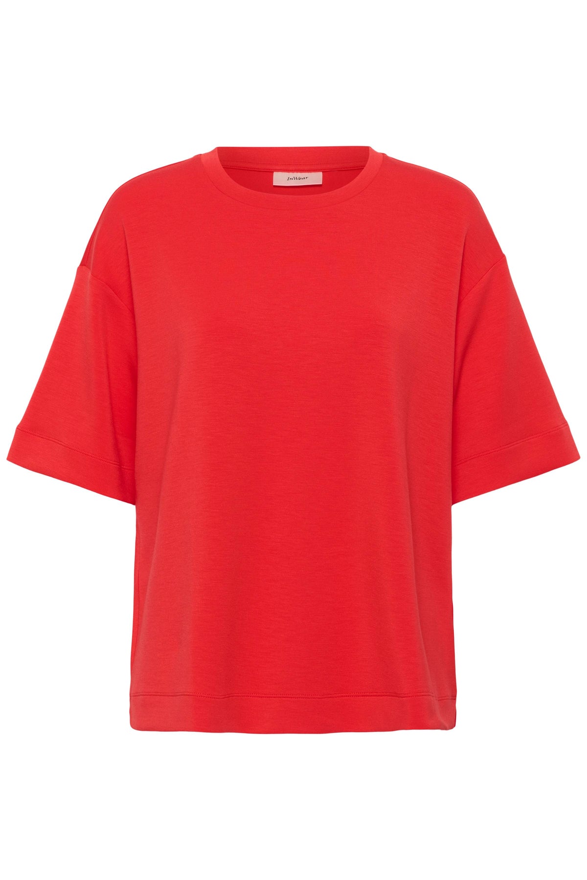 InWear Pannie Poppy Red Oversized Modal T-Shirt, 30109225