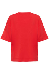 InWear Pannie Poppy Red Oversized Modal T-Shirt, 30109225