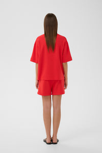 InWear Pannie Poppy Red Oversized Modal T-Shirt, 30109225