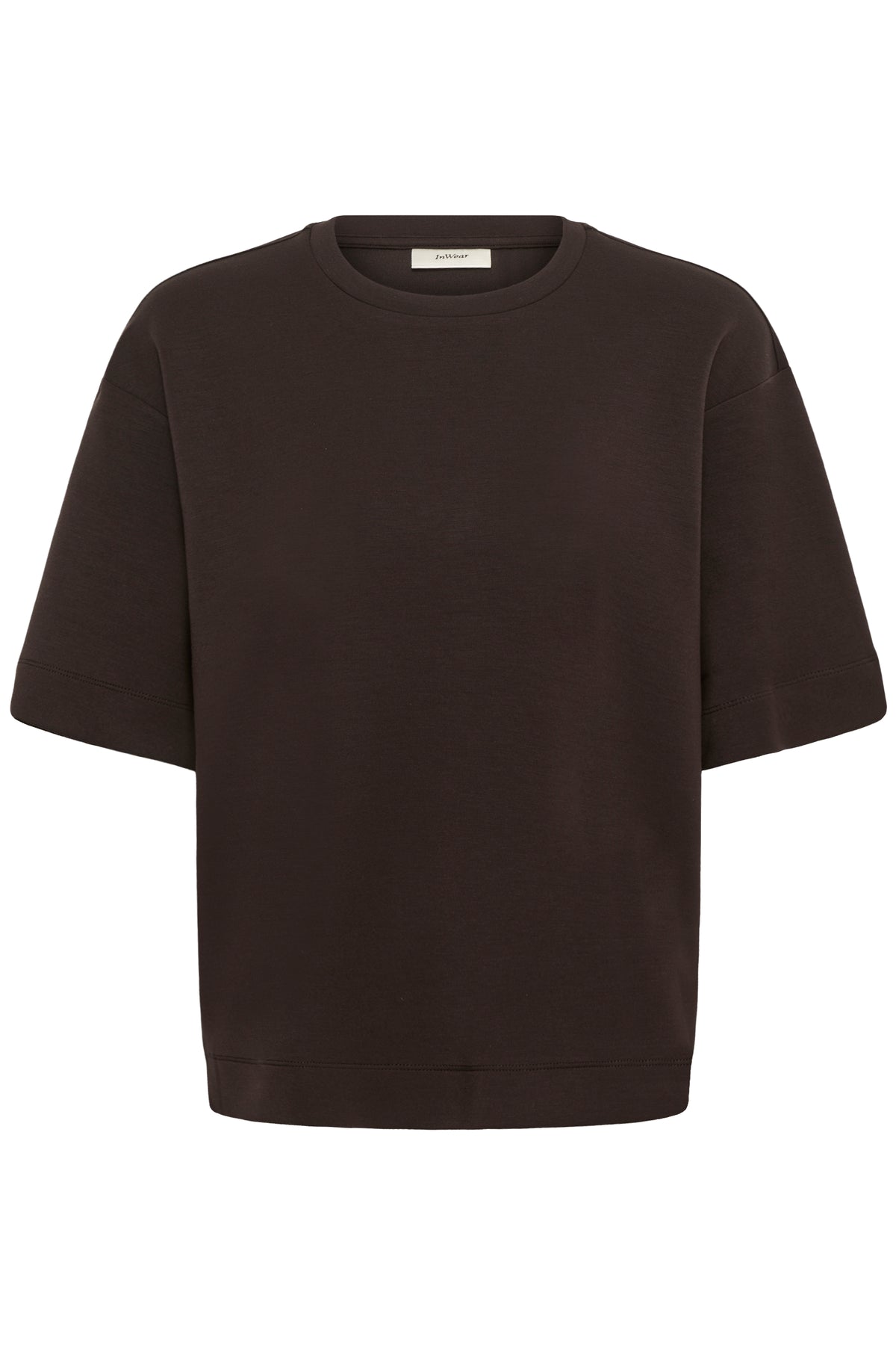InWear Pannie Chocolate Brown Oversized Modal T-Shirt, 30109225