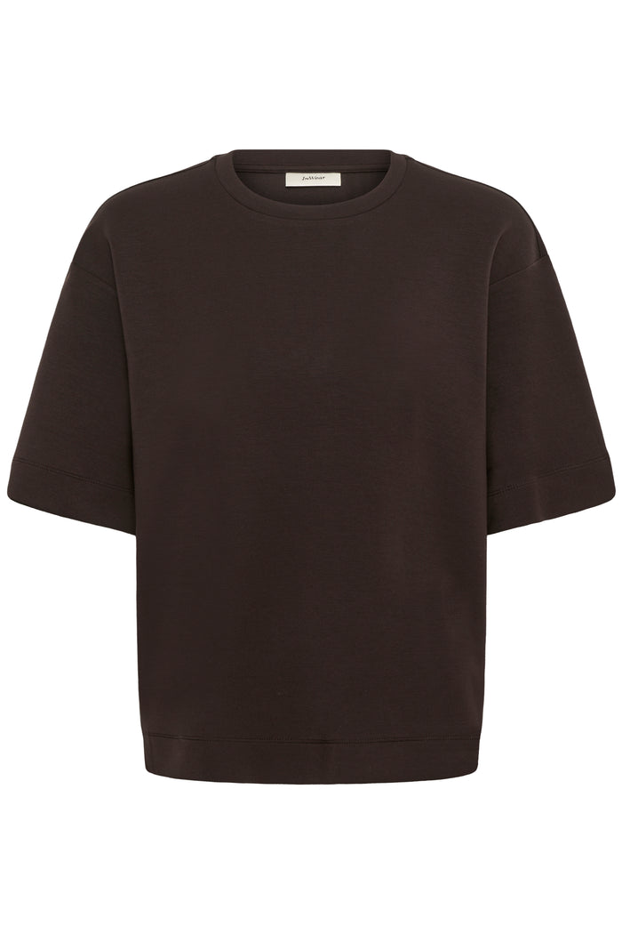 InWear Pannie Chocolate Brown Oversized Modal T-Shirt, 30109225