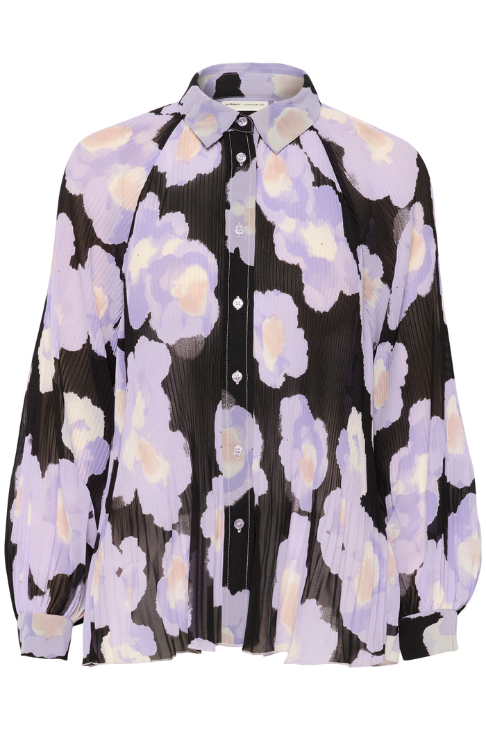 InWear Hendra Lavender Poetic Flower Oversized Shirt, 30109399