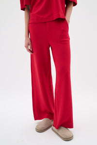 InWear Gincent True Red Modal Wide Leg Joggers
