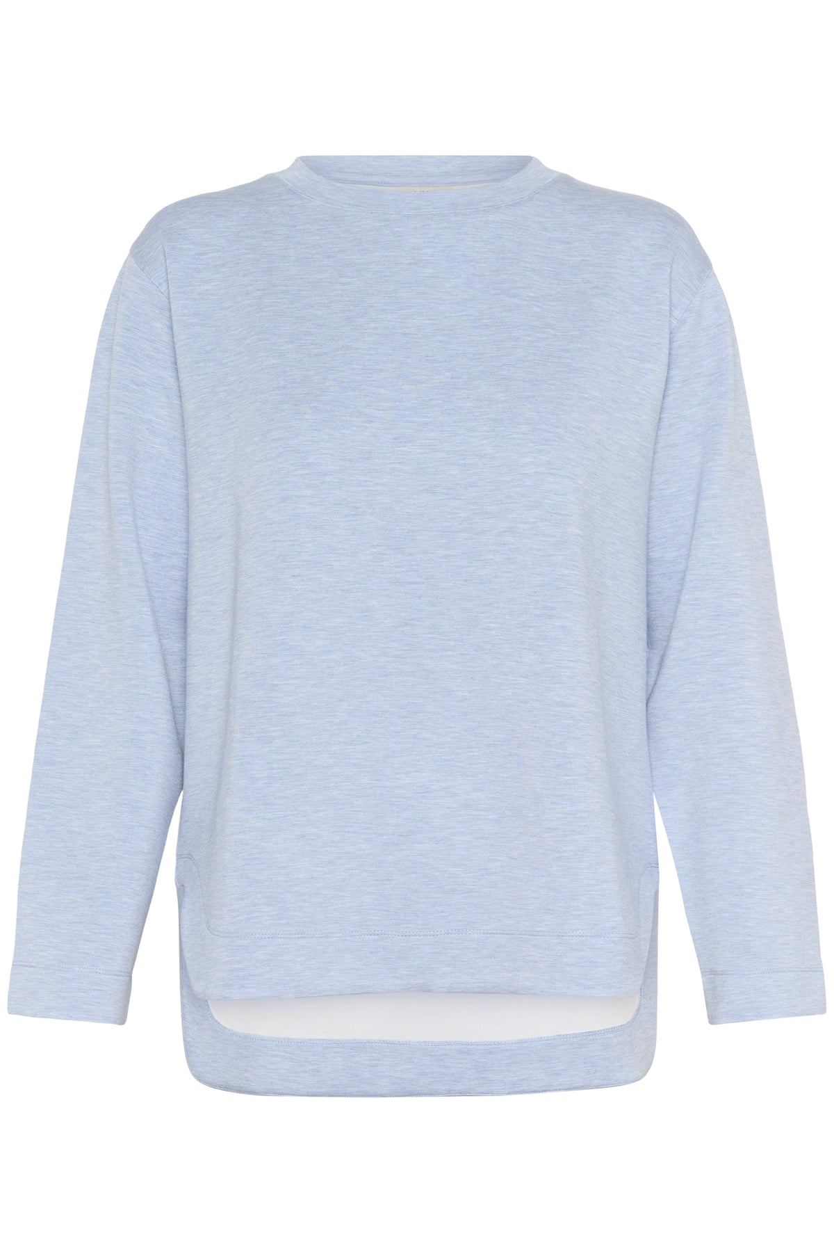 InWear Gincent Endless Sky Melange Modal Supersoft Dipped Hem Sweatshirt, 30109922