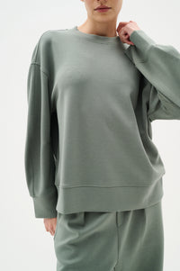 InWear Annieh Agave Green Modal Relaxed Fit Sweatshirt, 30110204