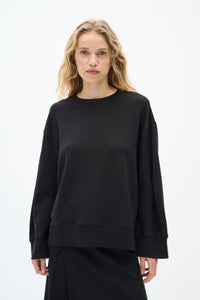 InWear Annieh Black Modal Relaxed Fit Sweatshirt