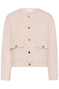 InWear Gida Vincent Haze Beige Modal Cardigan Jacket