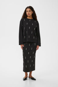 InWear Kincent Black Modal Deco Sweatshirt