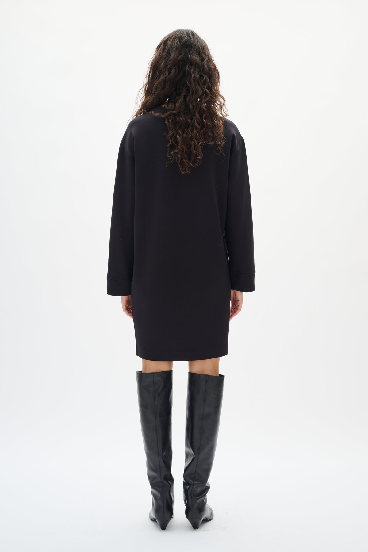 InWear Kincent Black Modal Deco Tunic Dress