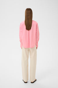 InWear LeloIW Neola Candy Pink Relaxed Fit Dipped Hem Shirt, 30112454