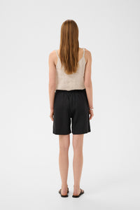 InWear ElinorIW Black Linen Shorts, 30112545