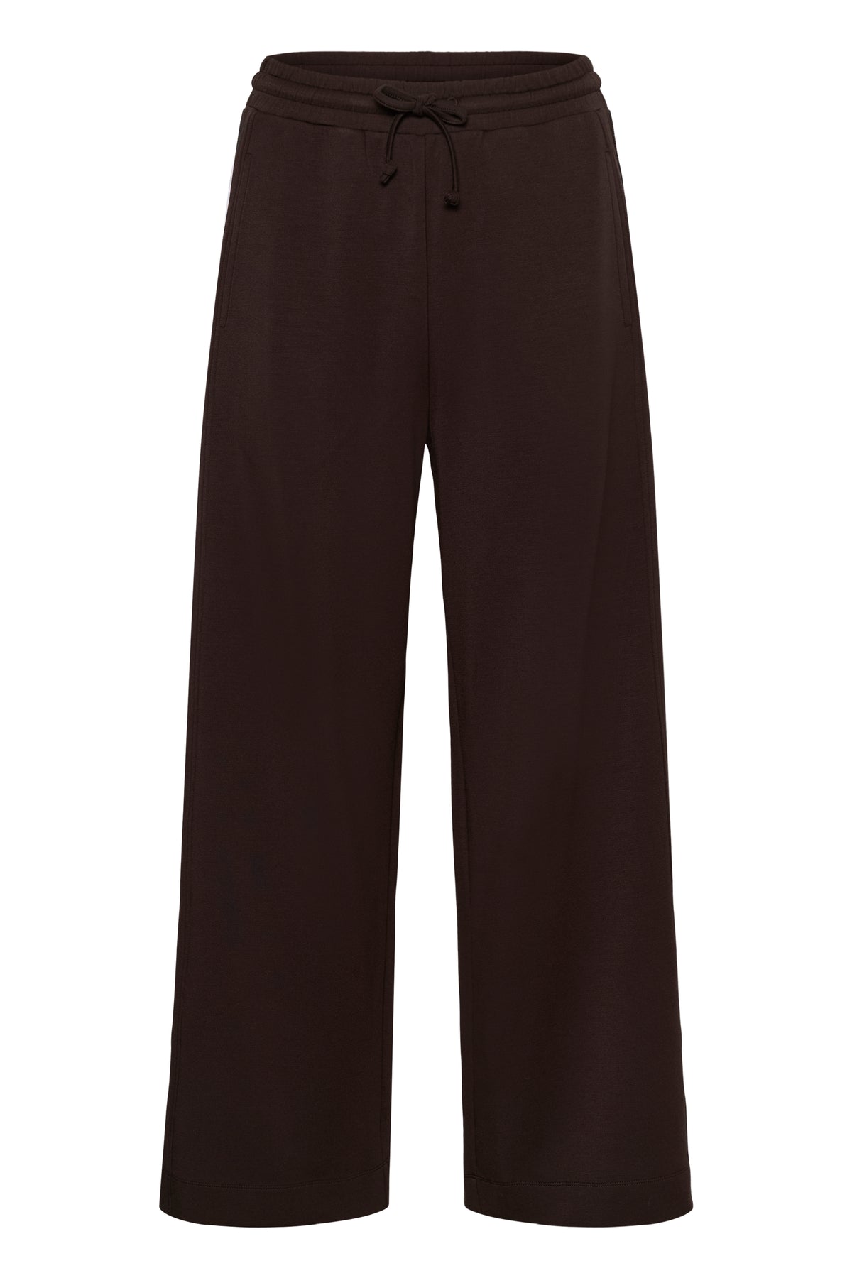 InWear Aggie Vincent Modal Chocolate Brown Wide Leg Joggers