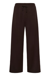 InWear Aggie Vincent Modal Chocolate Brown Wide Leg Joggers